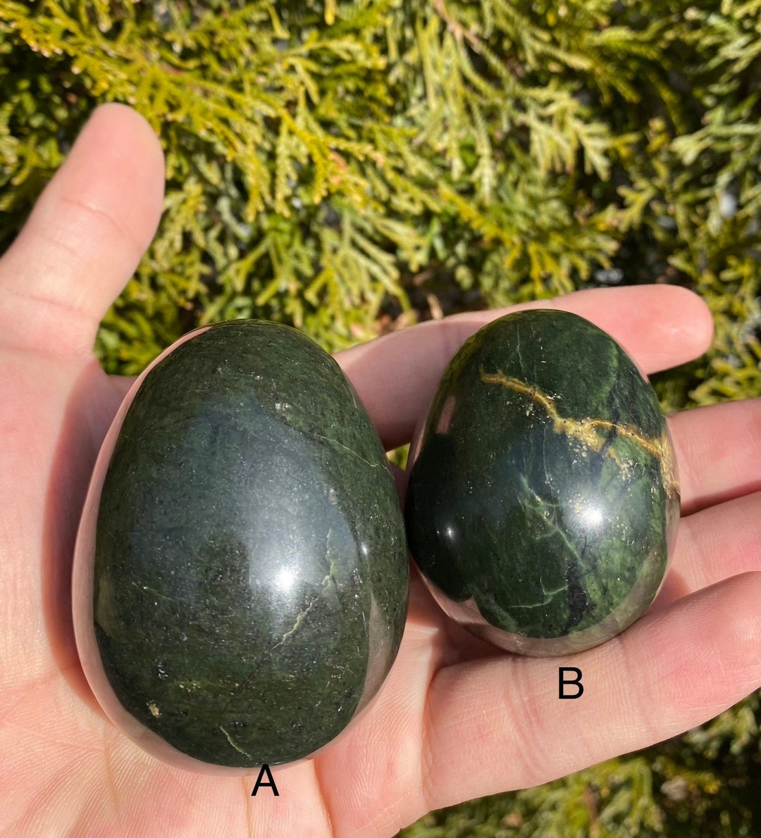 Green Jade Egg Green Jade Egg Shape Natural Green Jade Egg Green Jade