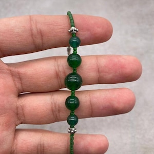 Green Jade handmade bracelets, Handmade Jewelry, Jade Bracelet, Handmade Bracelet, Gemstone Bracelet, Beaded Bracelet, Gift For Her