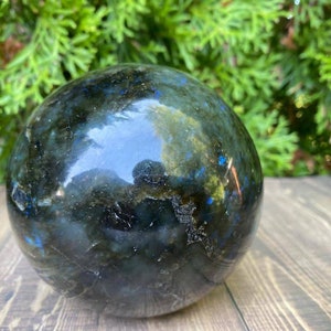 Labradorite Ball | Original shaped Labradorite Ball | Beautiful Labradorite Sphere Ball | Home Decor Labradorite Ball