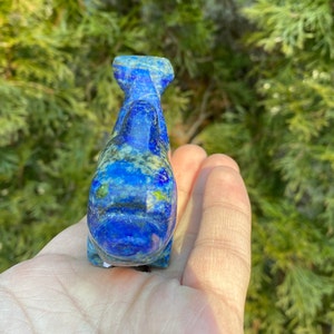 Delfines de lapislázuli natural, delfines pulidos y tallados, tallado de cristal, regalo de inauguración de la casa, decoración del hogar, cristales y piedras curativas,