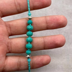 Blue Crystal Handmade Bracelets, Beaded Bracelet, Gemstone Bracelet, Handmade Bracelet, Gemstone Jewelry, Crystal Jewelry, Gift For Her