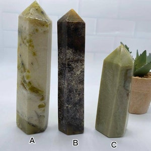 Green Opalite Towers | Natural Green Opalite Towers | Original Green Opalite Towers | Opalite Towers | Green Opalite Towers For Home Decor