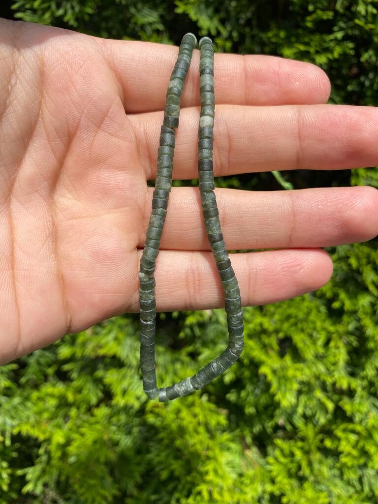 Dark Green Jade Unfinished Beads Strings - Unique Handmade Gift for Her ...