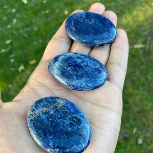 Sodalite Palm Stone | Sodalite Palm | Sodalite Palm Stone For Home Decor | Natural Sodalite Palm Stone | Sodalite Palm Gemstone