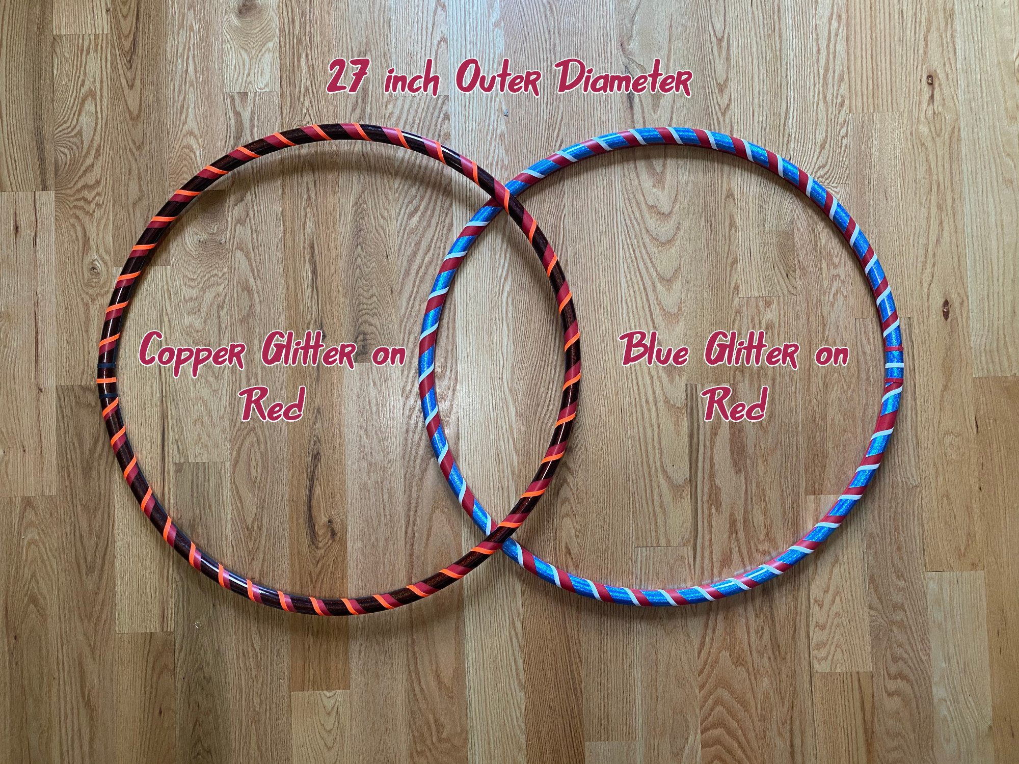 Kids' Hula Hoops, Toddler and Child Sizes, Multicolor, Decorative, Bright  Patterns, Durable and Made in USA 