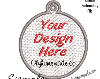 FSL Blank Ornament Design in 3 Maten - 3 Zipped Files - Free Standing Lace - Digitaal bestand voor machineborduurwerk - ITH