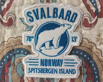 Patch Svalbard Norway Scandinavia Spitsbergen Island Norge Polar Bear