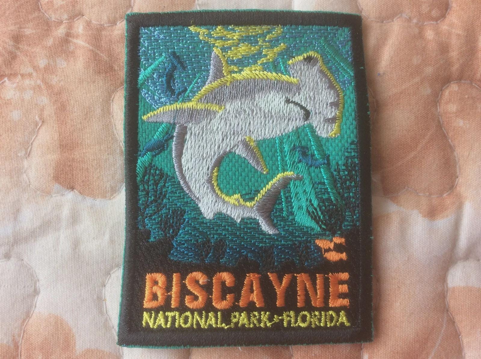 thumbnail interactive-video image 1 of Biscayne National Park Florida Patch – Official Traveler Series 3 (Iron-On) 1 of 3