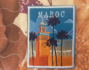 Patch Maroc Maroc Souvenir Marrakech Rabat Casablanca Afrique du Nord berbère