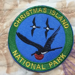 Parche del Parque Nacional Isla de Navidad, Australia, Cangrejo Rojo del Océano Índico