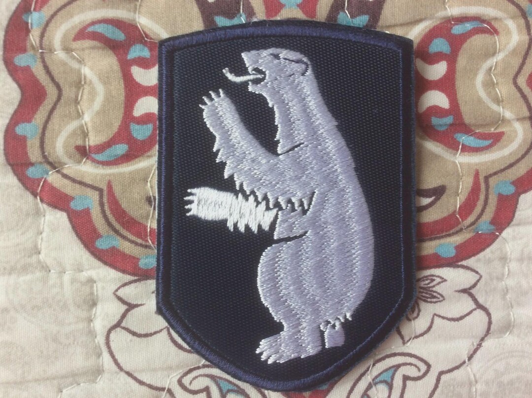 Patch Coat of Arms Greenland North Pole Arctic White Bear Inuit - Etsy