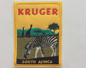 Patch Kruger National Park South Africa Zebra Giraffe Lion Cheeta Leopard