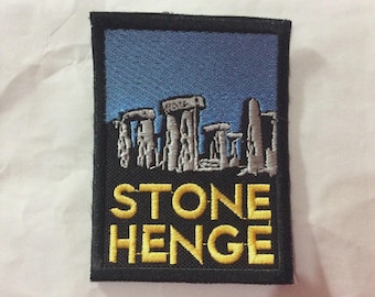 Aufnäher Stonehenge Prehistorisches Monument Bronzezeit Jungsteinzeit England Aufnäher
