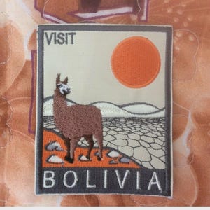 Patch Bolivia Salar de Uyuni Andes Souvenir Salt Flat Potosí