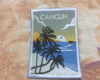 Patch Cancun Mexico Quintana Roo Riviera Maya Caribbean Sea Souvenir