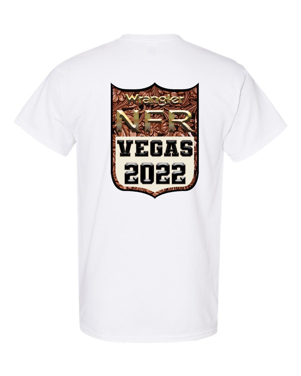 NFR Back Number Rodeo Design Graphic Tee design on Back Etsy