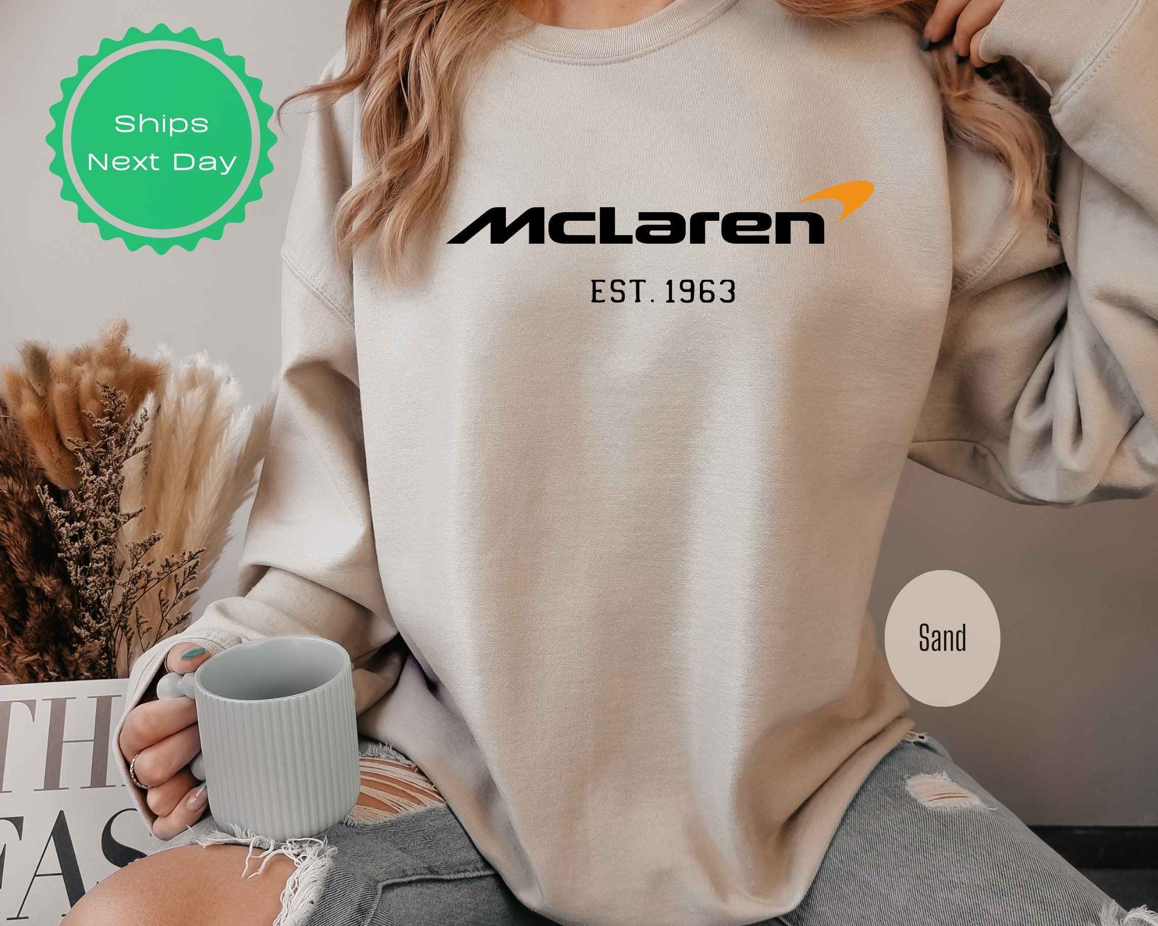 Formula 1 McLaren Sweatshirt McLaren Crewneck McLaren Lando Norris Lando Norris Sweatshirt Oscar Piastri McLaren Merch F1 Hoodie