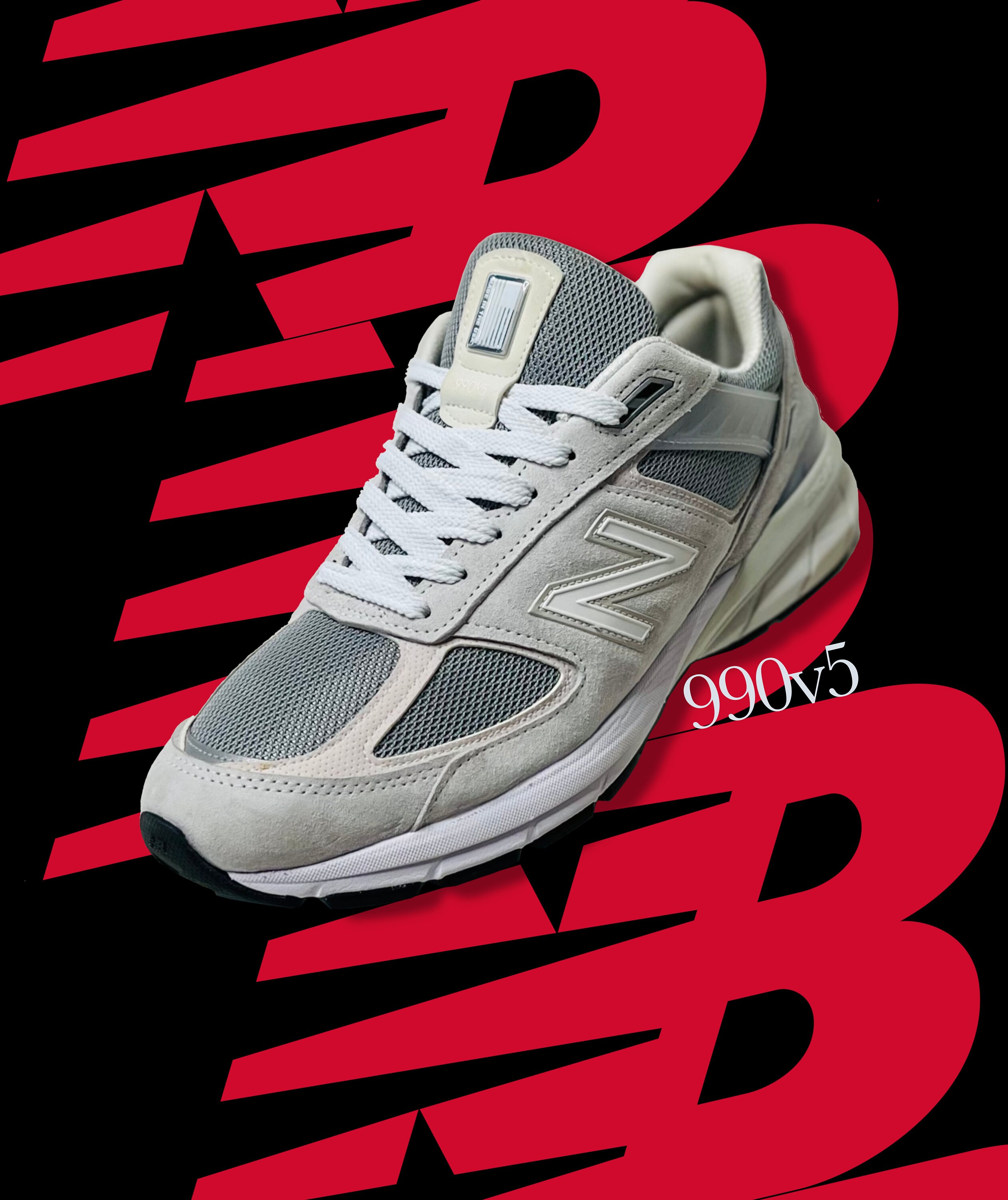 New Balance 990v5 Nimbus Cloud poster - Etsy België