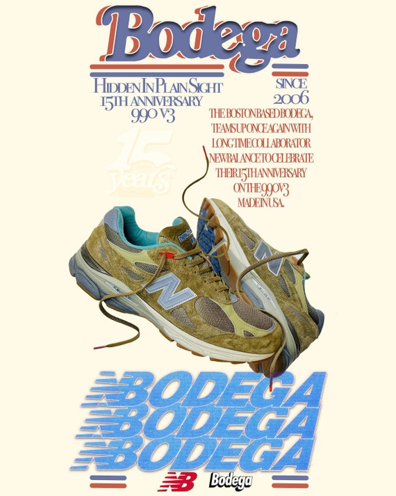 Bodega x New Balance 990V3 