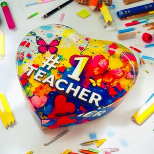 Best Teacher Paperweight Table Decor Napkins Weight Teacher Gift