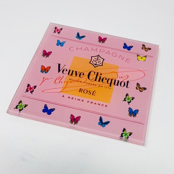 Wine Glass Coaster Etsy