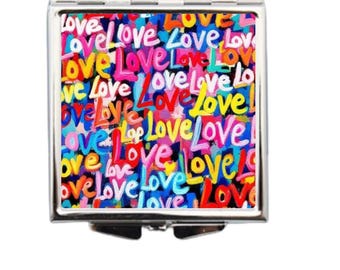 Graffiti Love Taschenspiegel TOLLES GESCHENK