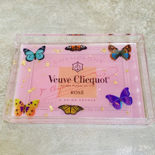 Acrylic Tray - Chippendale Pink