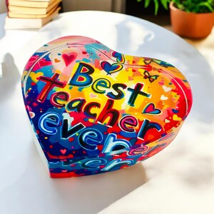 Best Teacher Paperweight Table Decor Napkins Weight Teacher Gift