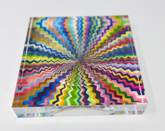 Abstract Modern  acrylic tray block candy dish catchall Tray FREE SHIP