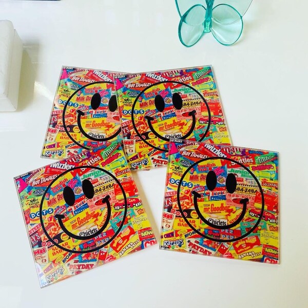 Smiley Face Candy Etsy