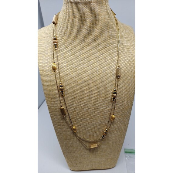 Vintage Casual Corner Gold Tone Double 