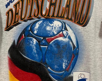 Vintage 1998 France World Cup Deutschland t.shirt Medium