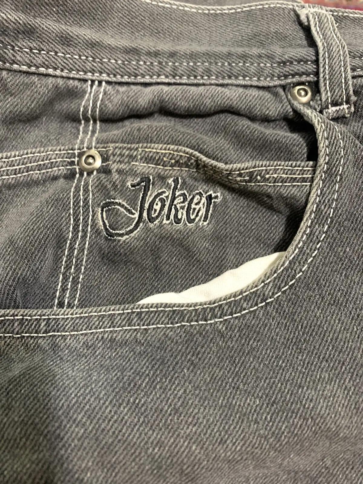 Vintage Joker OG 77 USA Baggy Carpenter Cargo Denim Pants Waist 36