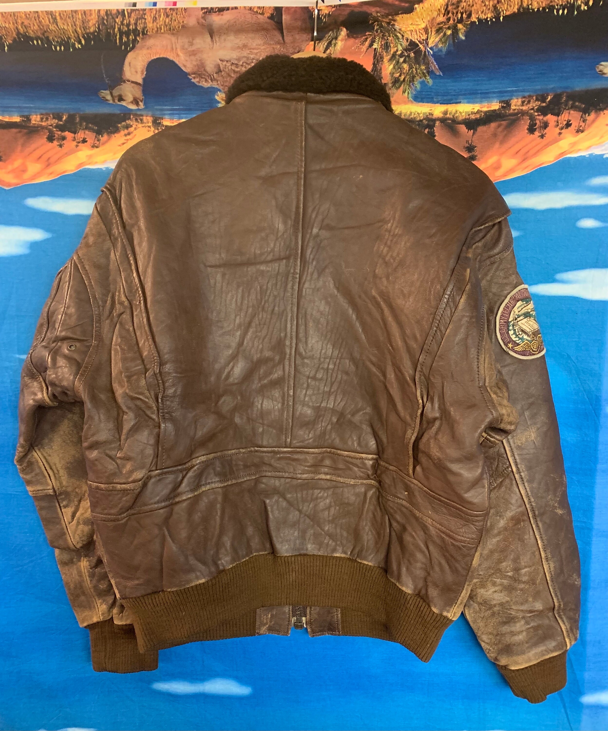 Vintage Type G-1 USAF Avirex Leather Flight Jacket Top Gun Vintage Type G-1 USAF Avirex Leather Flight Jacket Top Gun