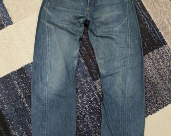 Vintage Levi's Engineered 654 W34 L34 Medium Blue RARE Levis 00002