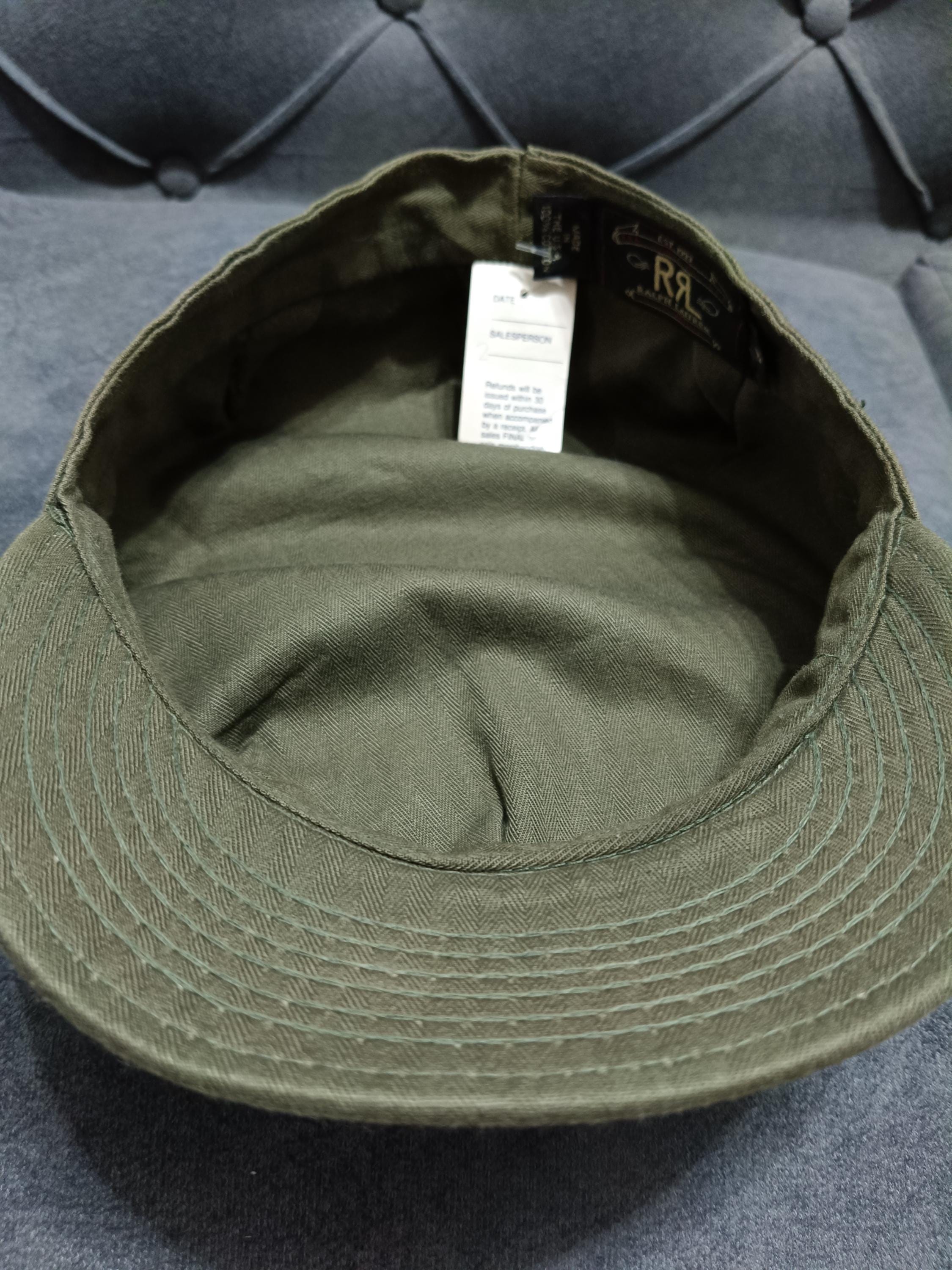 Vintage 90S Polo Ralph Lauren RRL Military Herringbone Twill Cap