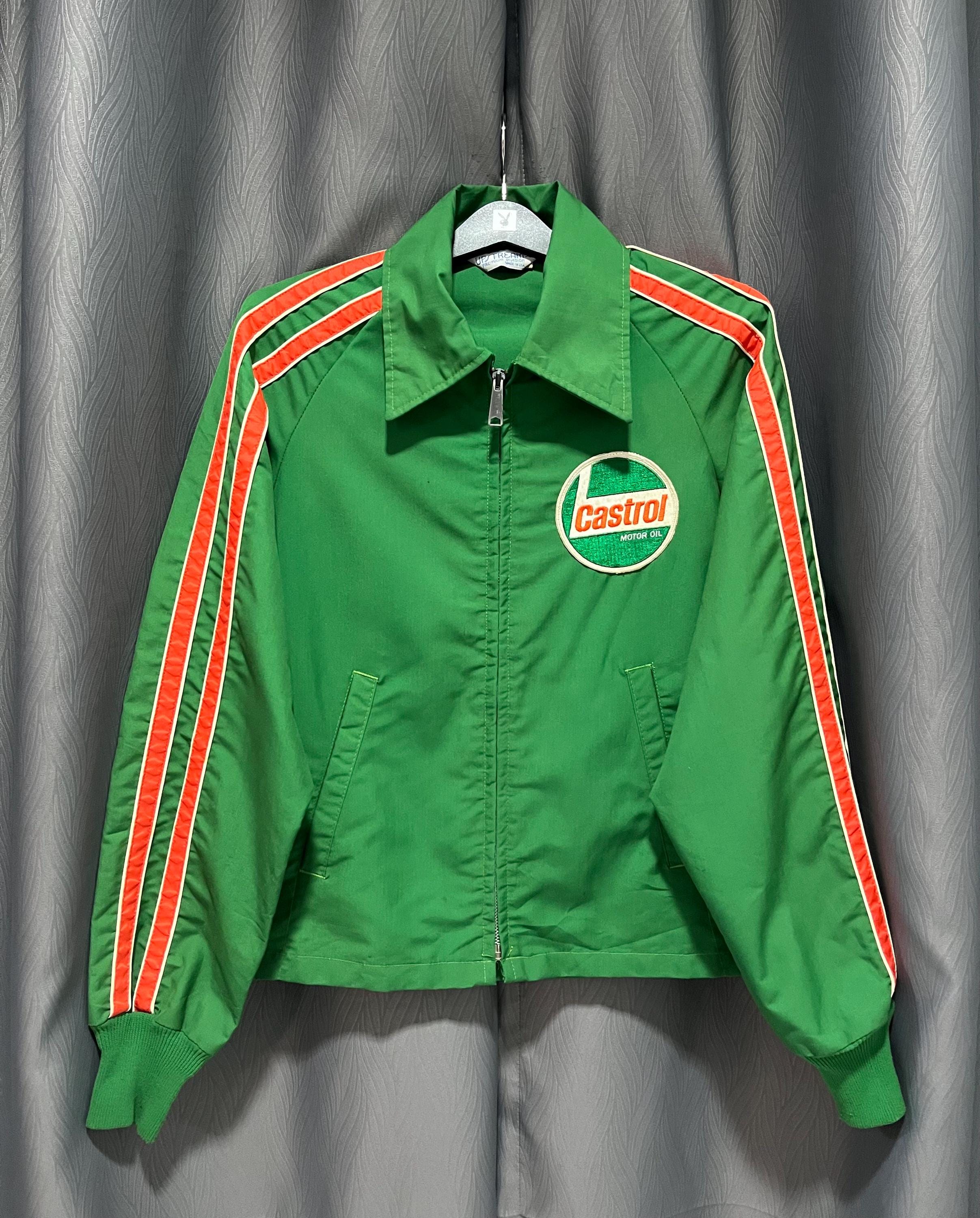 人気の雑貨がズラリ！ Jacket Zipper Racing Castrol 80s Vintage Retro Etsy - Large パンツ