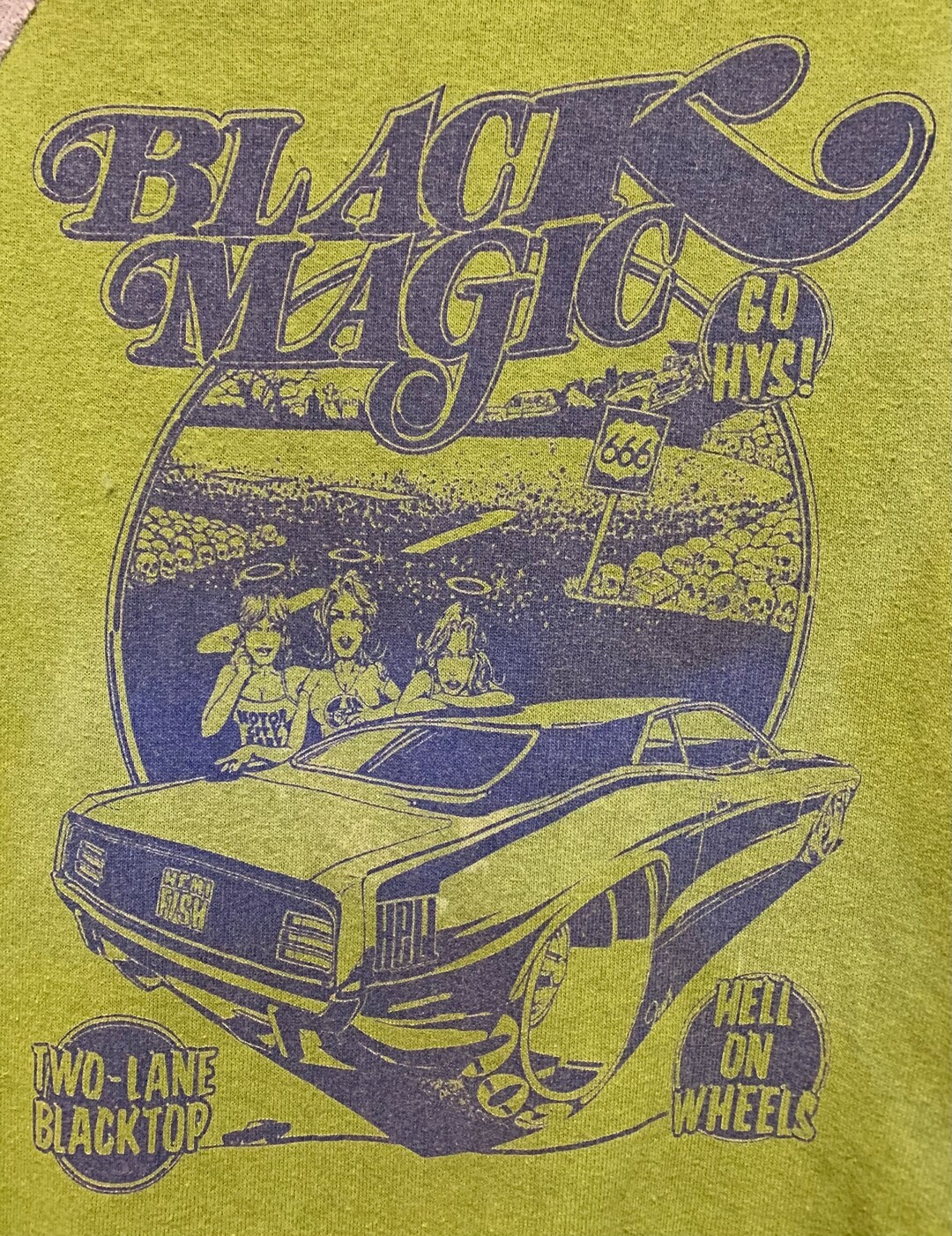 Vintage Hysteric Glamour Black Magic Hell on Wheels Sweatshirt