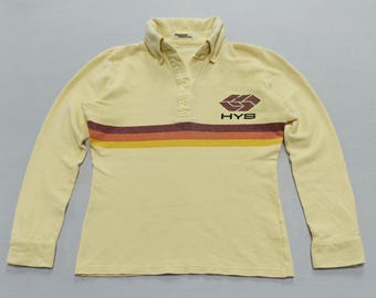 Polo da donna vintage Hysteric Glamour, marchio giapponese, manica lunga, taglia unica