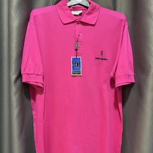 Vintage Yves Saint Laurent YSL Polo Shirt XLarge