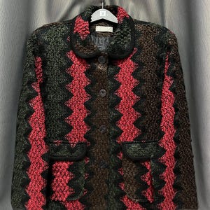 Vintage 90s cà et lá Multicolor Ladies Knitwear Large