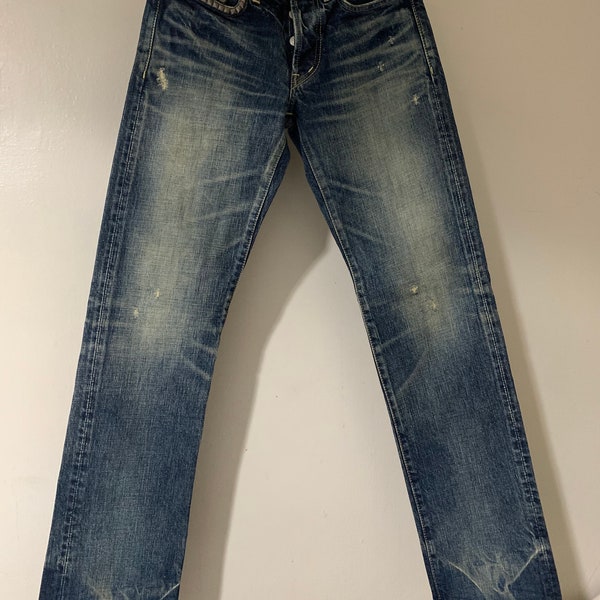 Vintage Hysteric Glamour Ladies Studded jeans slim fit low rise Size 28