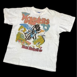 Vintage Monster of Rock Metal Madness 88 Royal Blue Promo T. Shirt X-Large