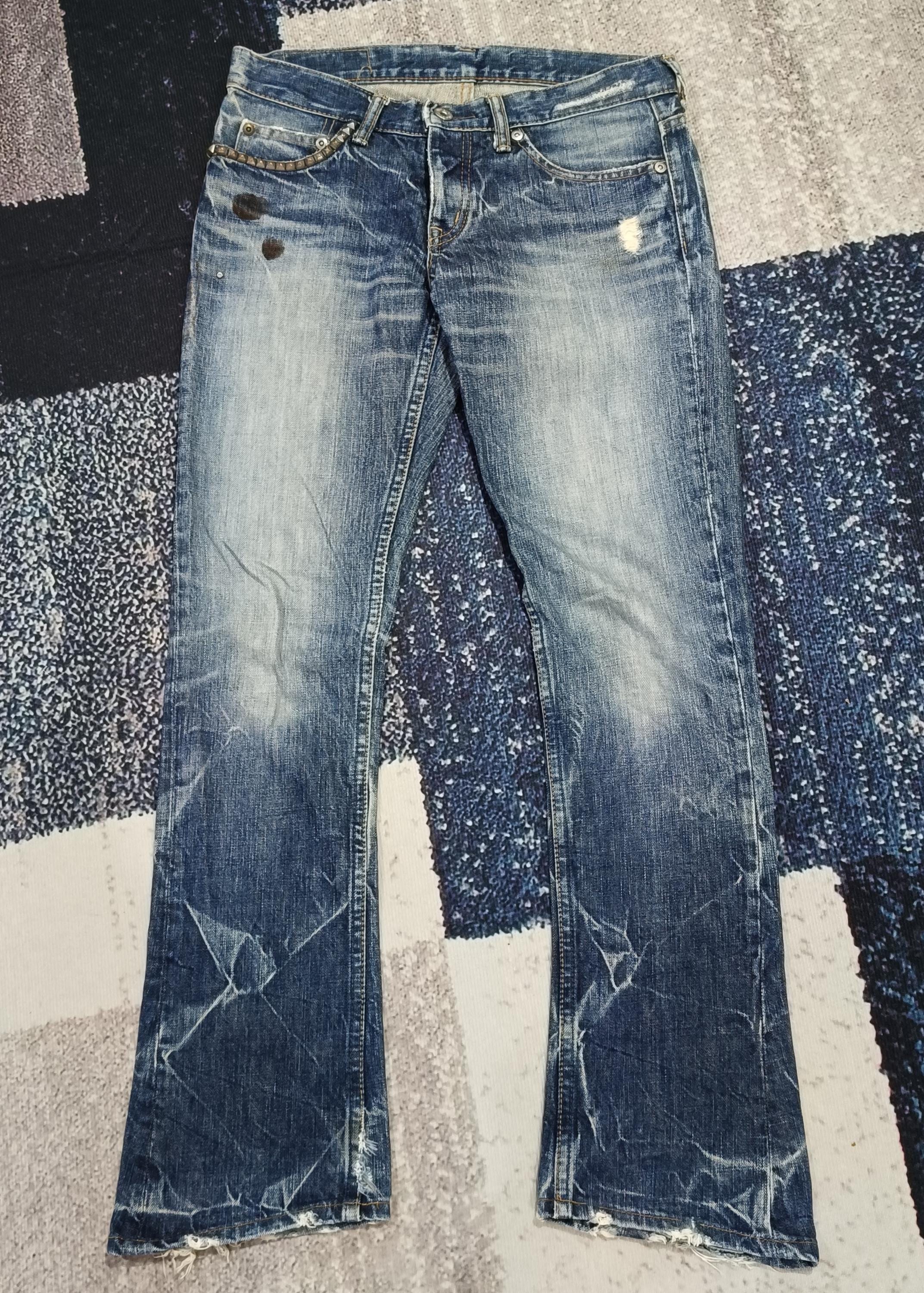 Hysteric Glamour Studded Jeans - Etsy