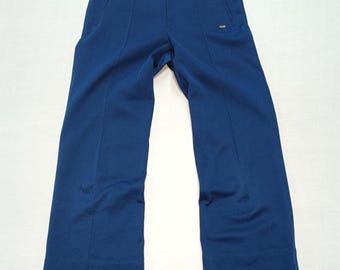 Vintage 70s 80s Adidas Club Nylon Pants Track Pants Unisex Flare Leg Size 28