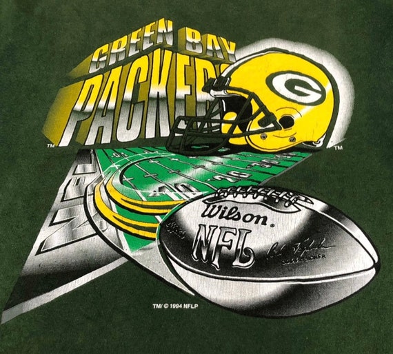 Vintage Green Bay Packers T-shirt (L) - Etsy