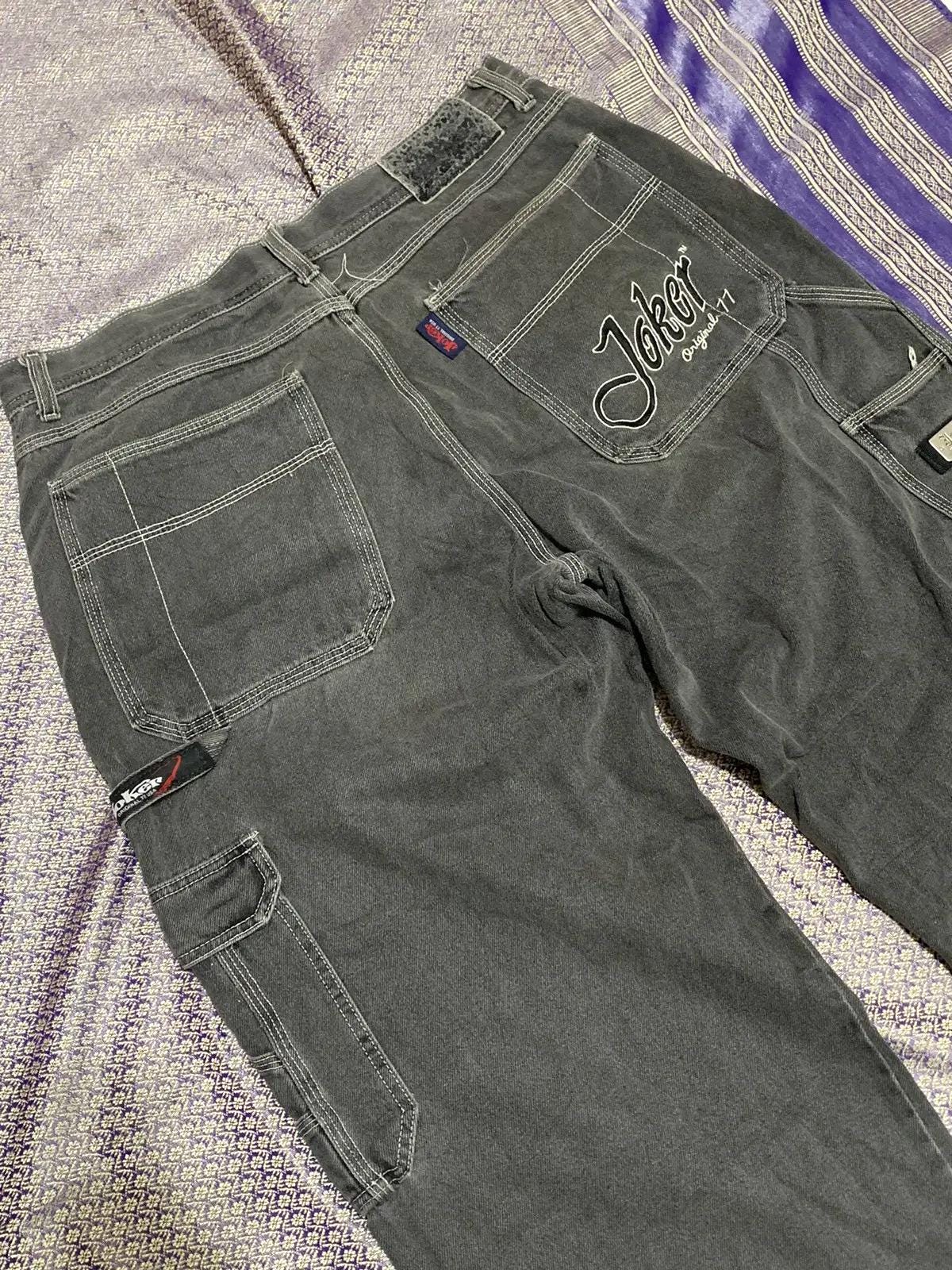 Vintage Joker OG 77 USA Baggy Carpenter Cargo Denim Pants Waist 36