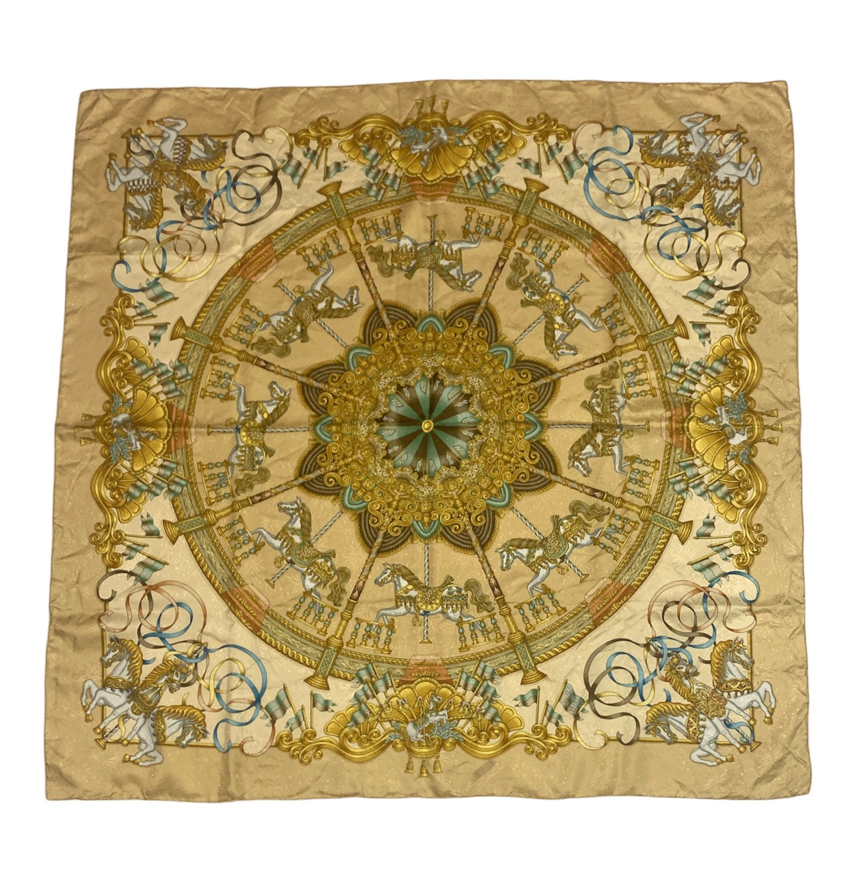 Authentic Hermes Vintage Silk Scarf 