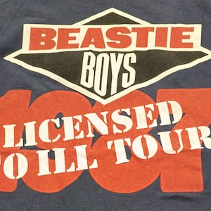 Vintage y2k Beastie Boys Licensed To Ill Tour T.Shirt Anvil Medium