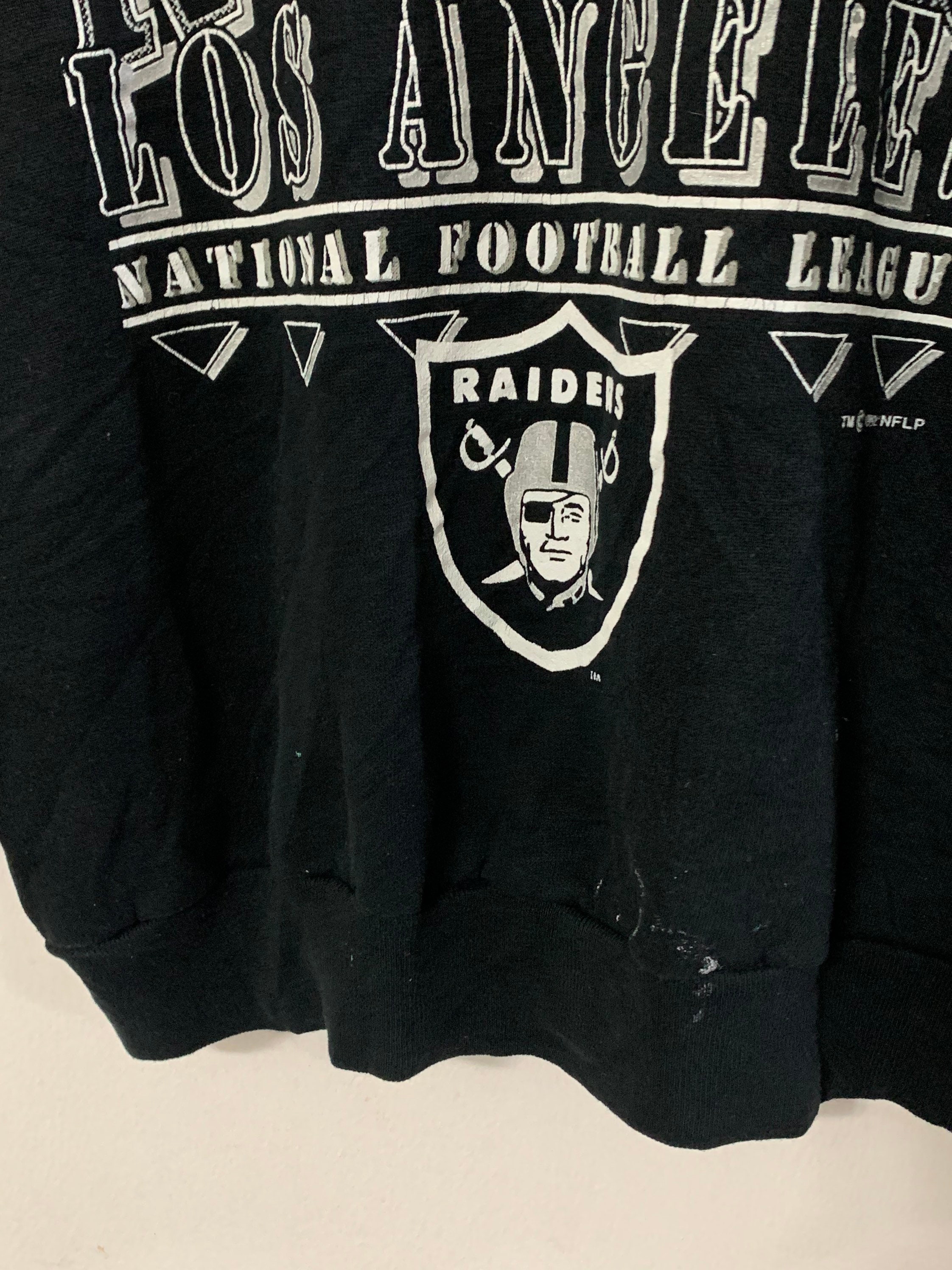Vintage 1992 Los Angeles Raiders NFL Team Sweatshirt Large